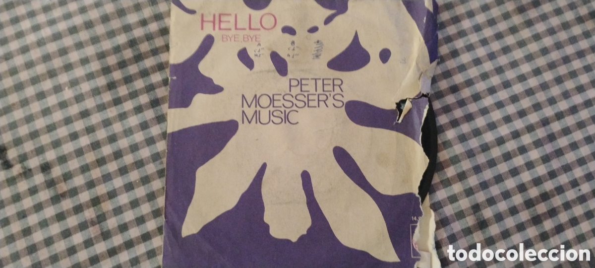 Discos de vinilo: PETER MOESSER,S MUSIC-HELLO&bull;BYE BYE-SINGLE-EXPLOSION/SPAIN-IB/CC - Foto 1