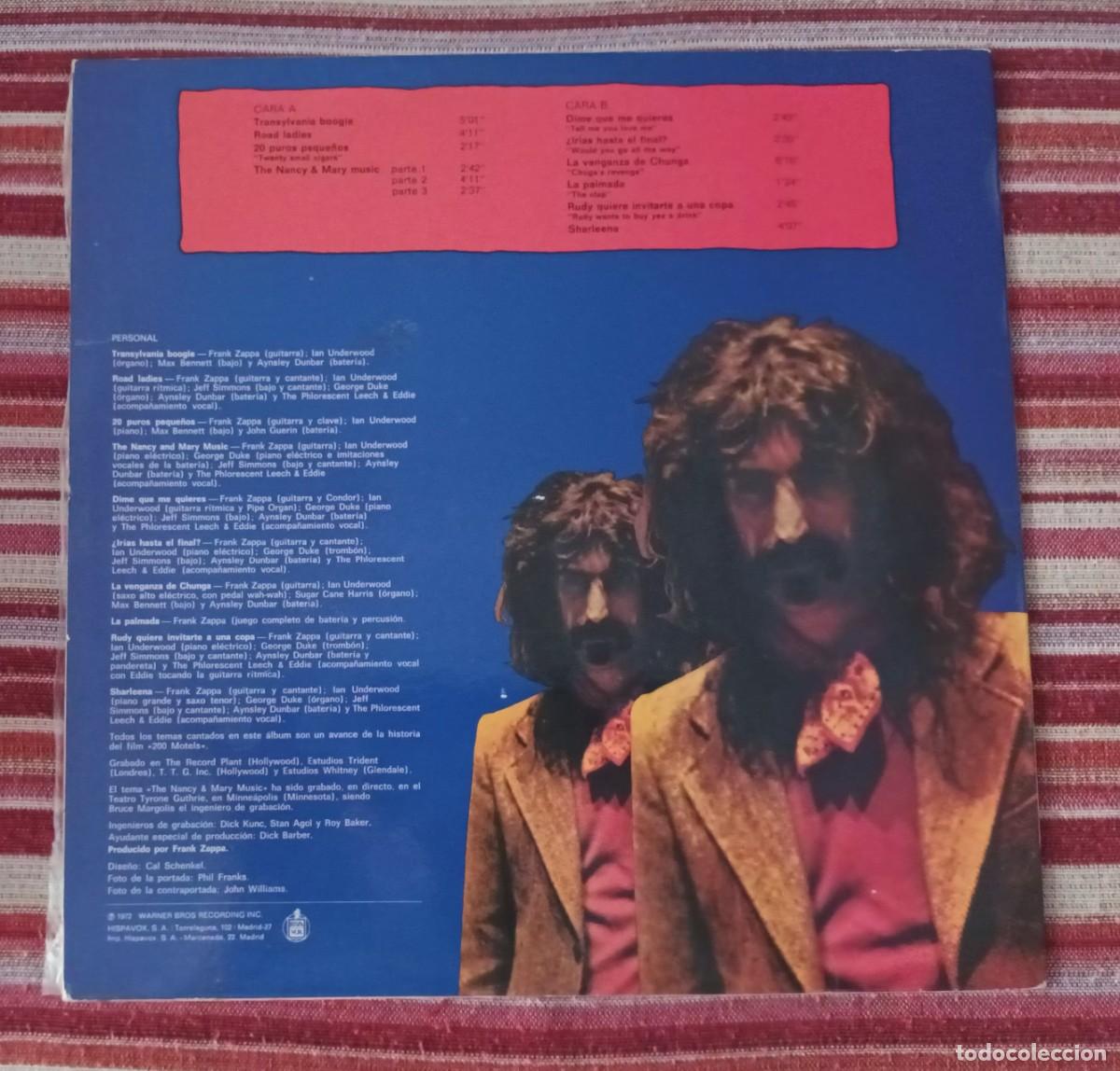 Discos de vinilo: FRANK ZAPPA - LA VENGANZA DE CHUNGA - LP - Foto 2