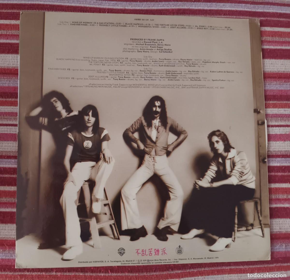 Discos de vinilo: FRANK ZAPPA - ZOOT ALLURES - LP - Foto 2