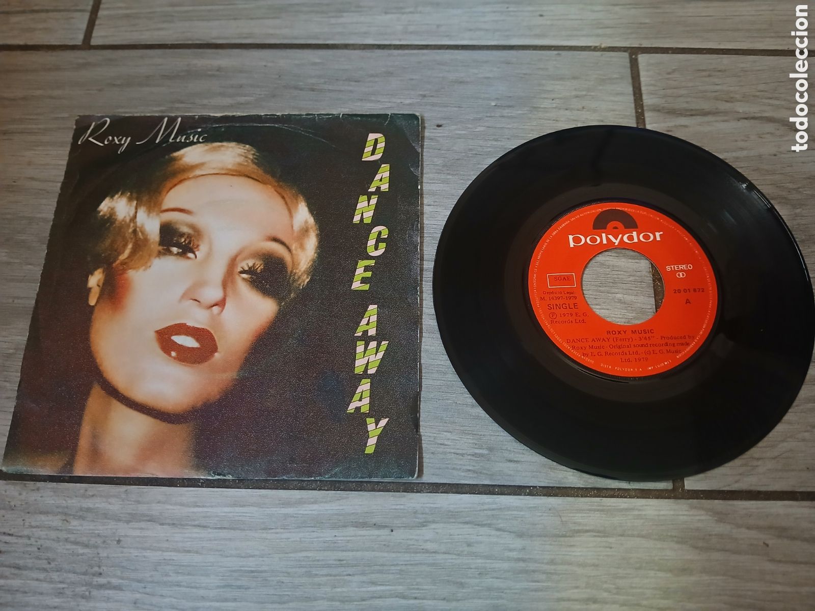 Discos de vinilo: ROXY MUSIC - DANCE AWAY - SINGLE - SPAIN - POLYDOR - L - - Foto 1