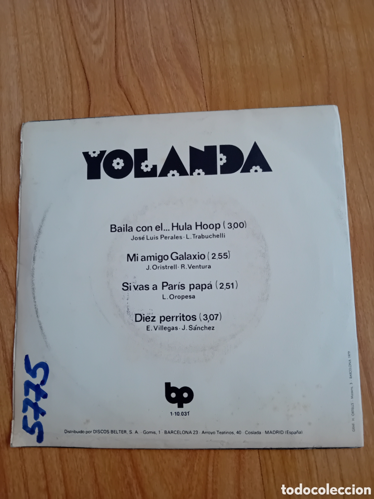 Discos de vinilo: YOLANDA. BAILA CON EL HULA HOOP - Foto 2