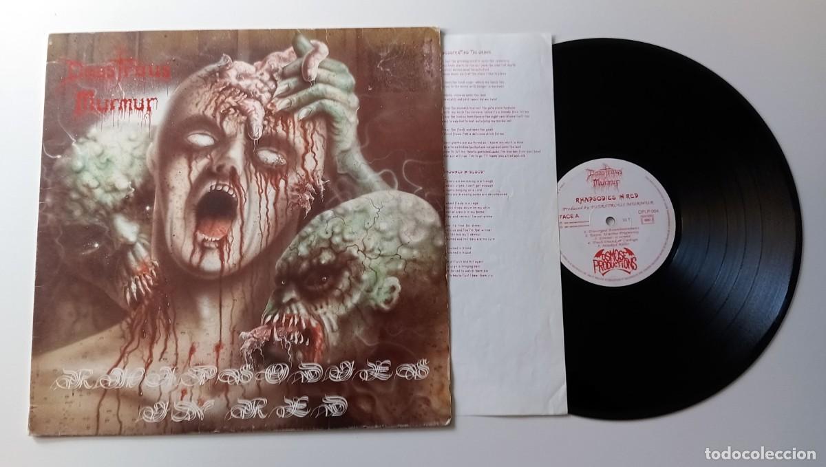 Discos de vinilo: LP DISASTROUS MURMUR - RHAPSODIES IN RED - Foto 3