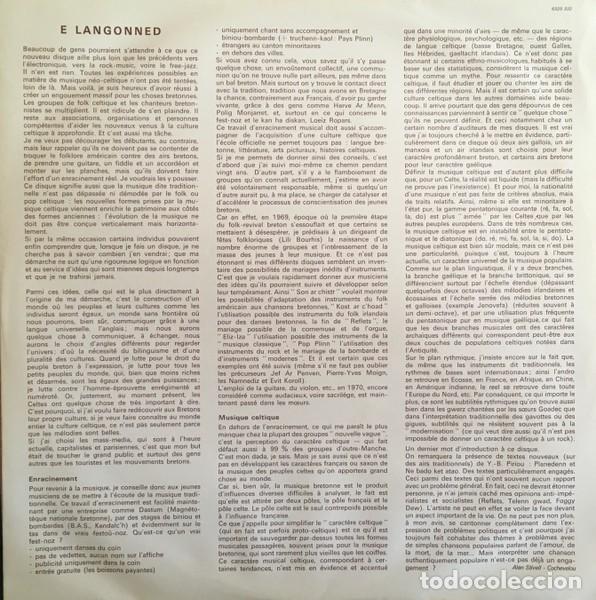 Discos de vinilo: Alan Stivell &ndash; E Langonned = A Langonnet - Foto 2
