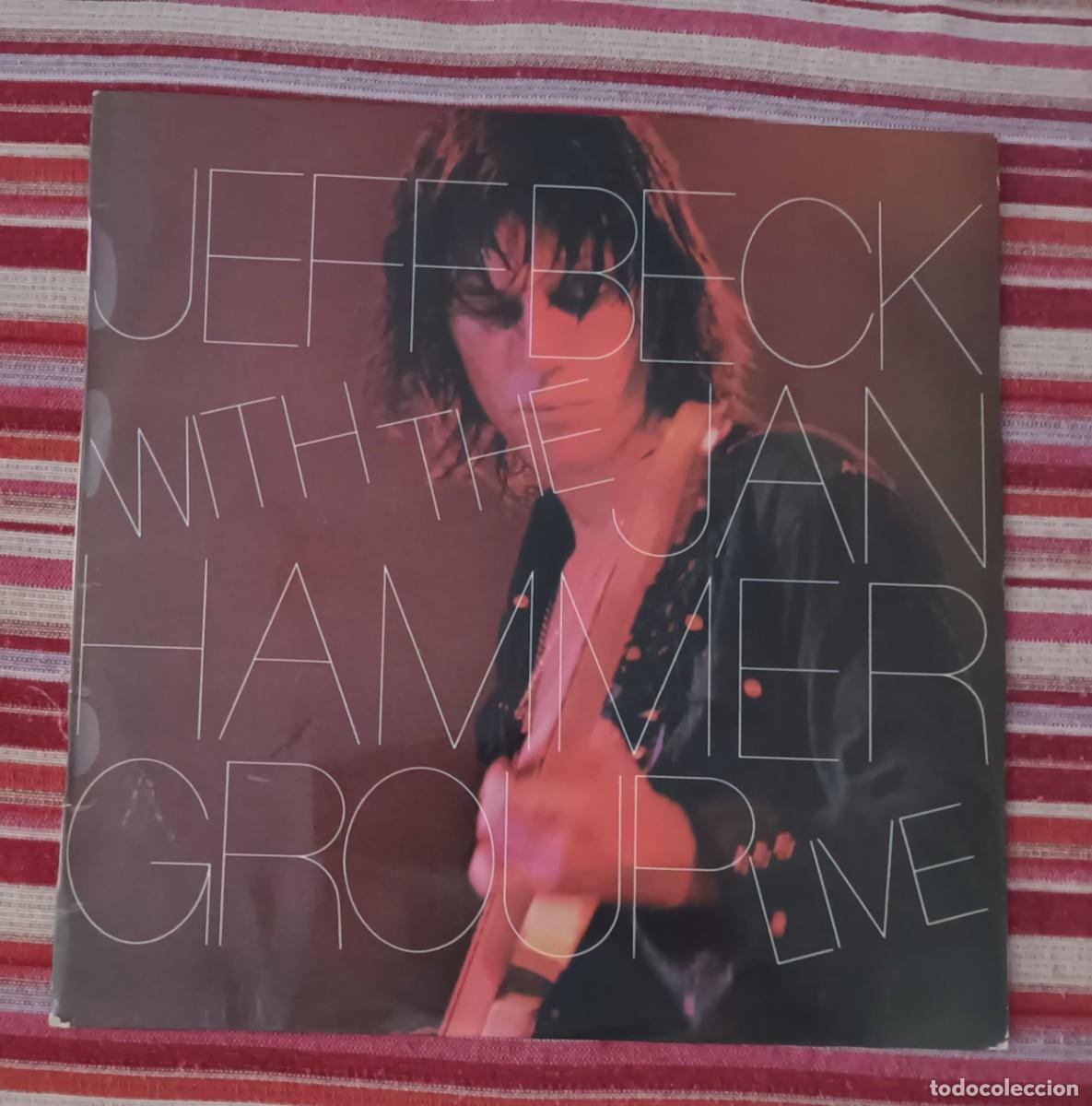 Discos de vinilo: JEFF BECK WITH THE JAN HAMMER GROUP LIVE - LP. - Foto 1