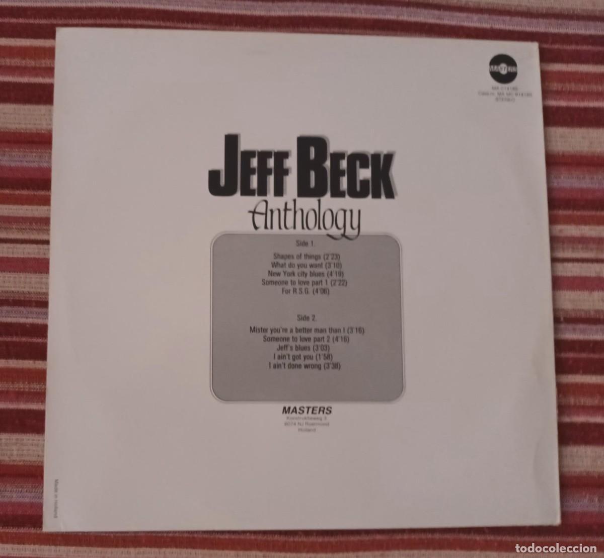 Discos de vinilo: JEFF BECK - ANTHOLOGY - LP. - Foto 2