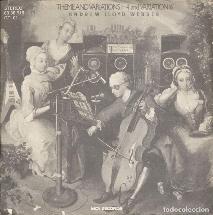 Discos de vinilo: ANDREW LLOYD WEBBER &middot;&middot;&middot; Theme And Variations 1-4 / Variations 16 - (Single) - Foto 1