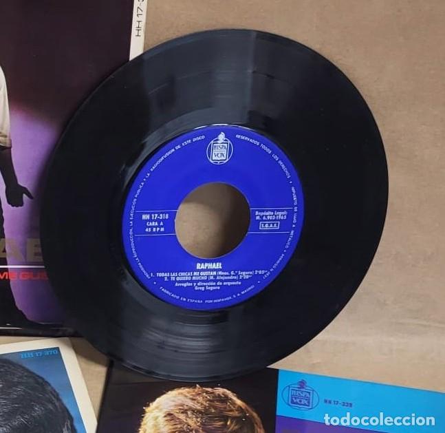 Discos de vinilo: PACK 6 SINGLES RAPHAEL - Foto 3