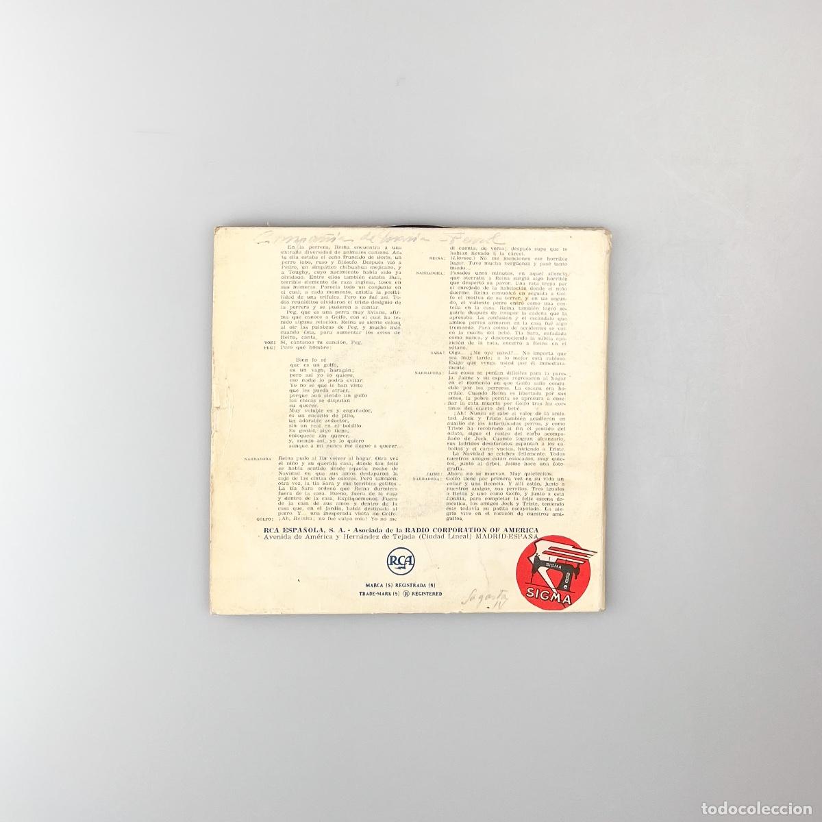 Discos de vinilo: SINGLE. Oliver Wallace. La dama y el vagabundo (VG/G+) - Foto 2