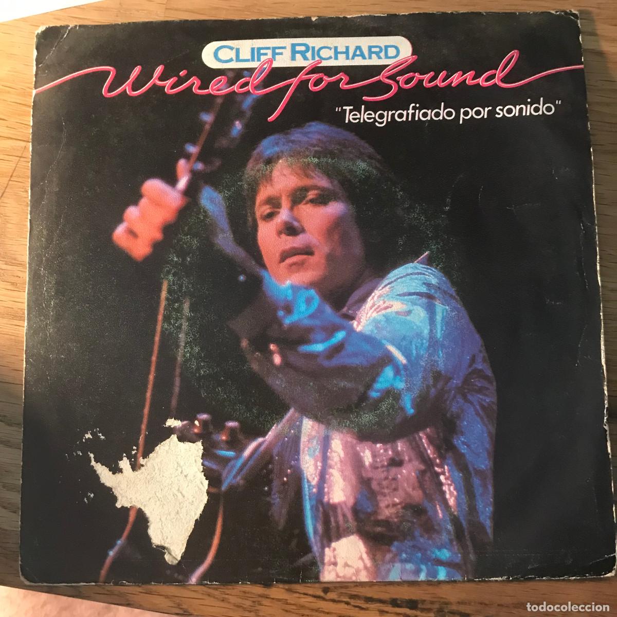 Discos de vinilo: CLIFF RICHARD - WIRED FOR SOUND - SINGLE EMI SPAIN 1981 - Foto 1