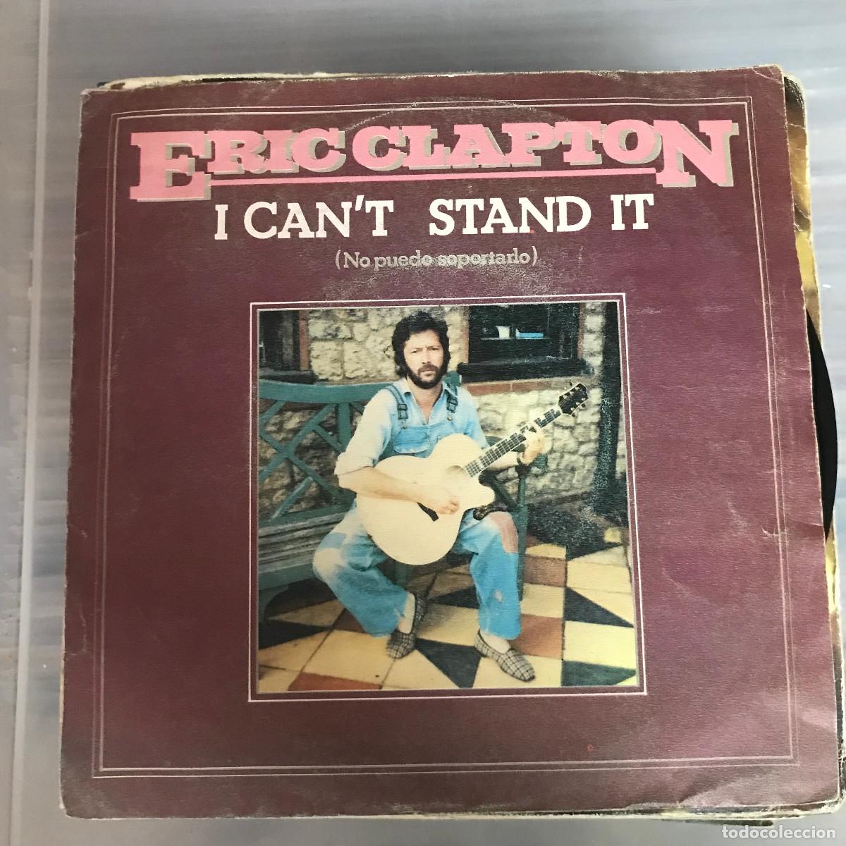 Discos de vinilo: ERIC CLAPTON - I CANT STAND IT - SINGLE RSO SPAIN 1981 - Foto 1