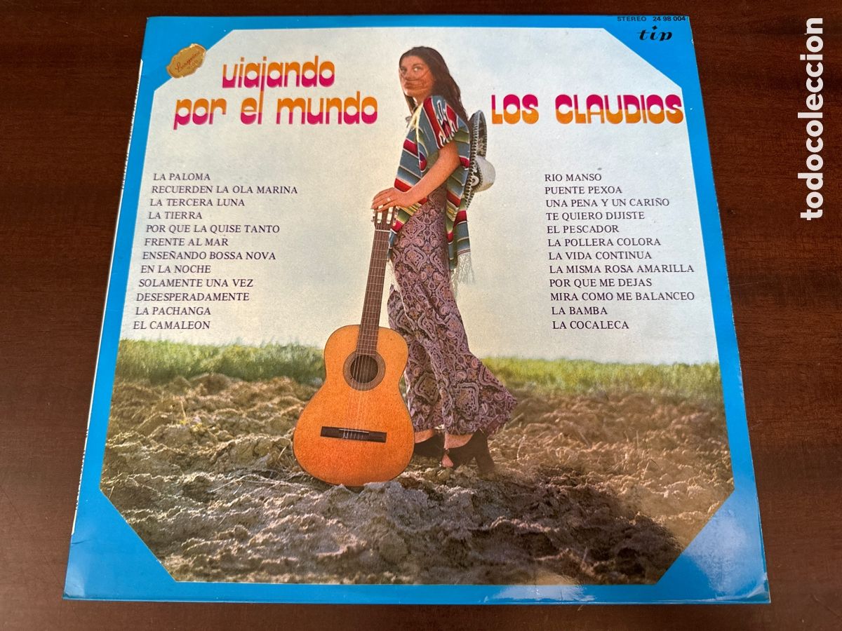 Vinyl records: LOS CLAUDIOS - VIAJANDO POR EL MUNDO LP EDITADO POR TIP EN 1971