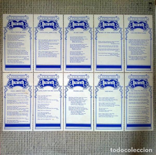 Discos de vinilo: vinilo Nazareth &lrm;&ndash; Exercises 1972 UK - Foto 2
