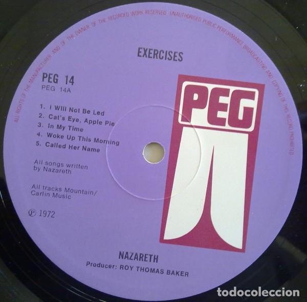 Discos de vinilo: vinilo Nazareth &lrm;&ndash; Exercises 1972 UK - Foto 4