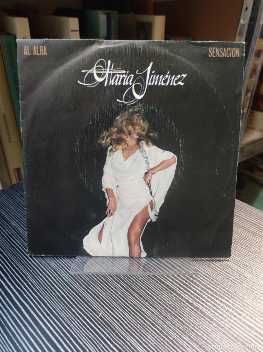 Discos de vinilo: Mar&iacute;a Jim&eacute;nez &ndash; Al Alba / Sensaci&oacute;n - Foto 1