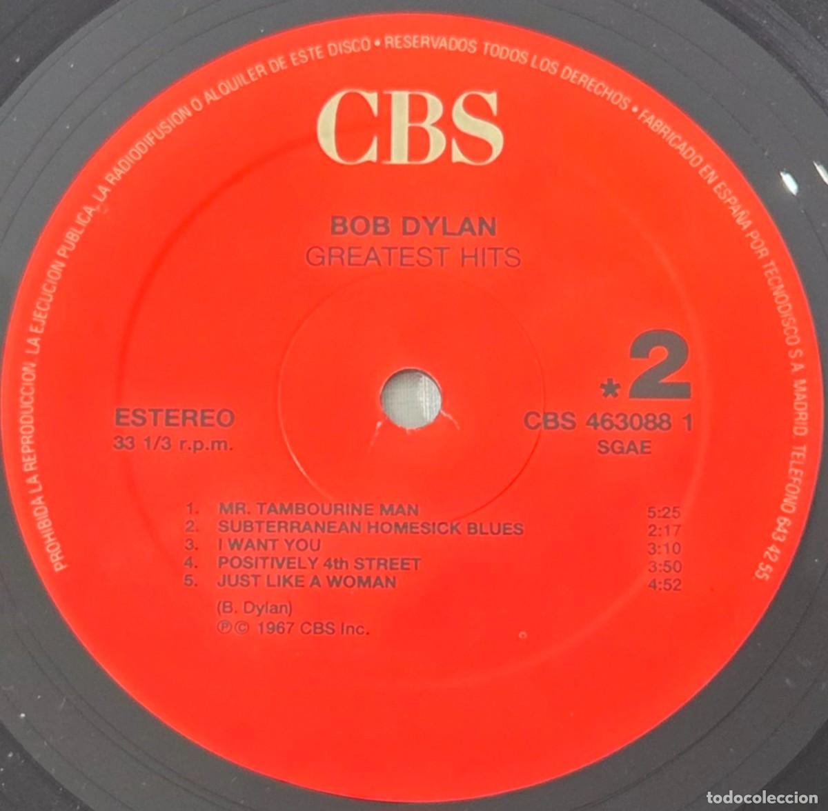 Discos de vinilo: Lp Vinilo Bob Dylan, Greatest Hits - Foto 6