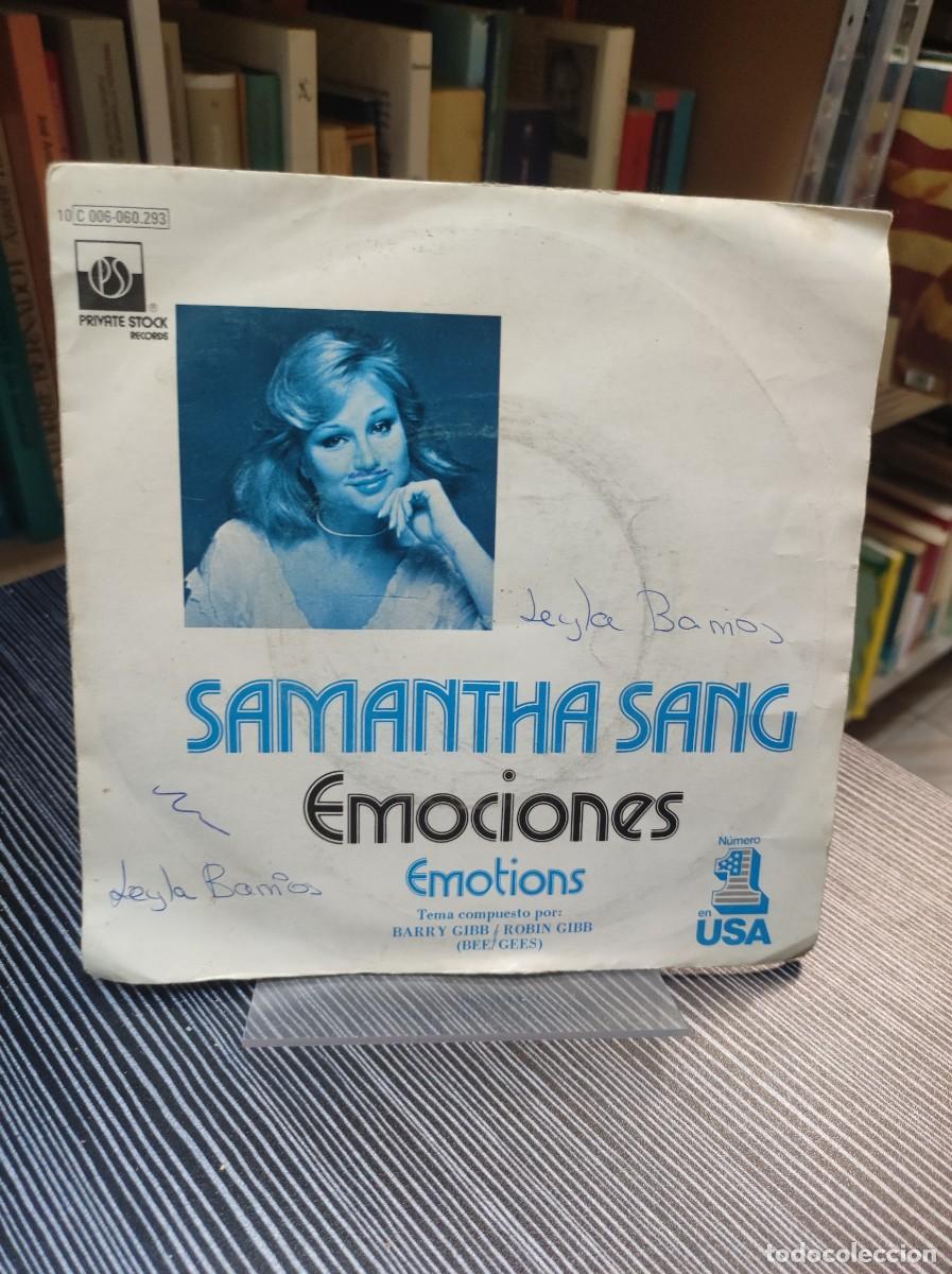 Discos de vinilo: Samantha Sang &ndash; Emociones = Emotions - Foto 1