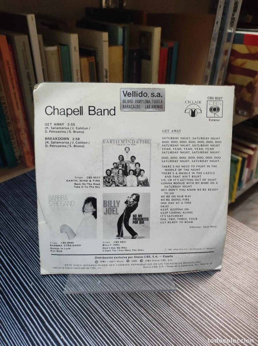 Discos de vinilo: Chapell Band &ndash; Get Away - Foto 2