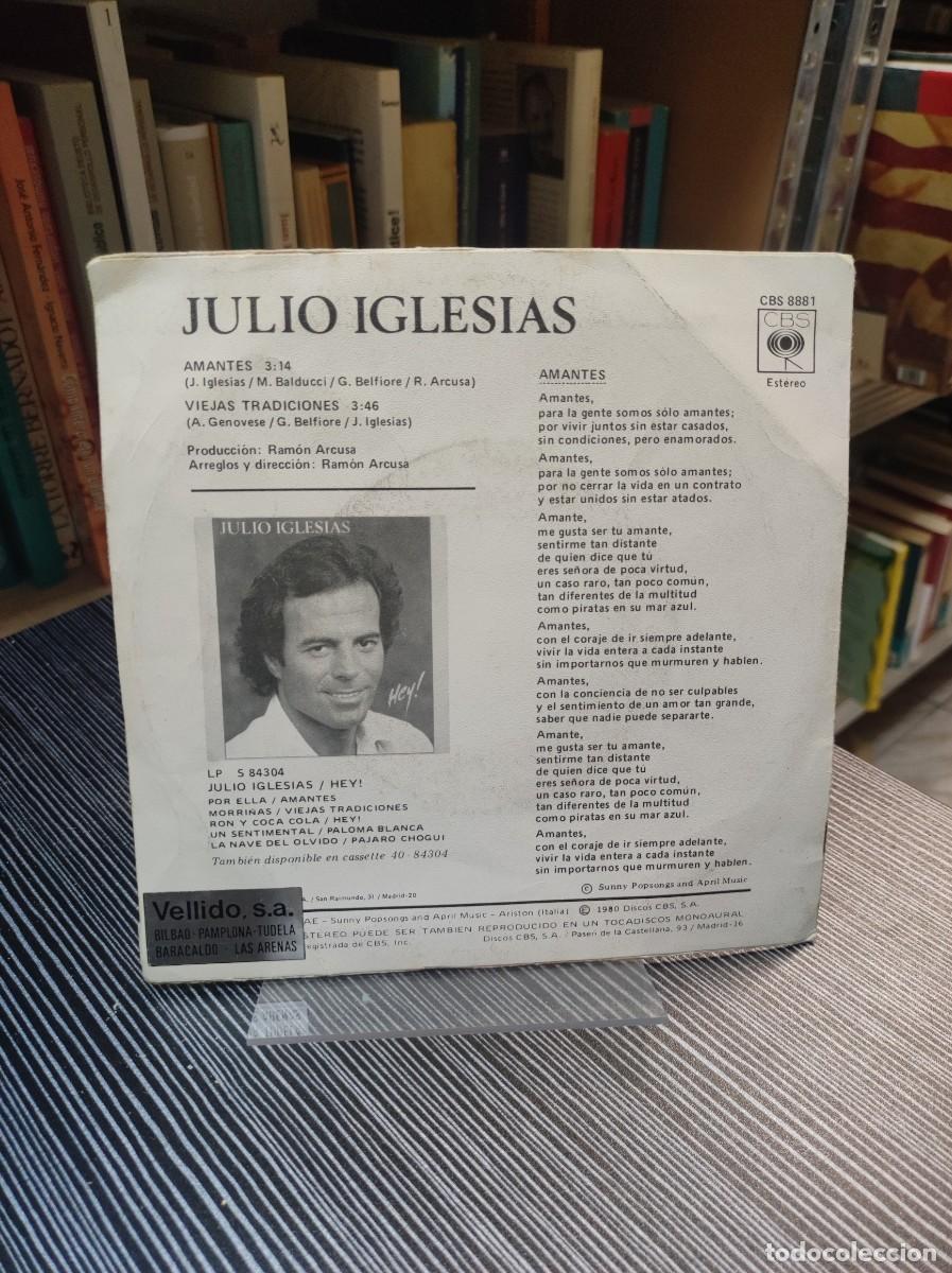 Discos de vinilo: Julio Iglesias &ndash; Amantes - Foto 2