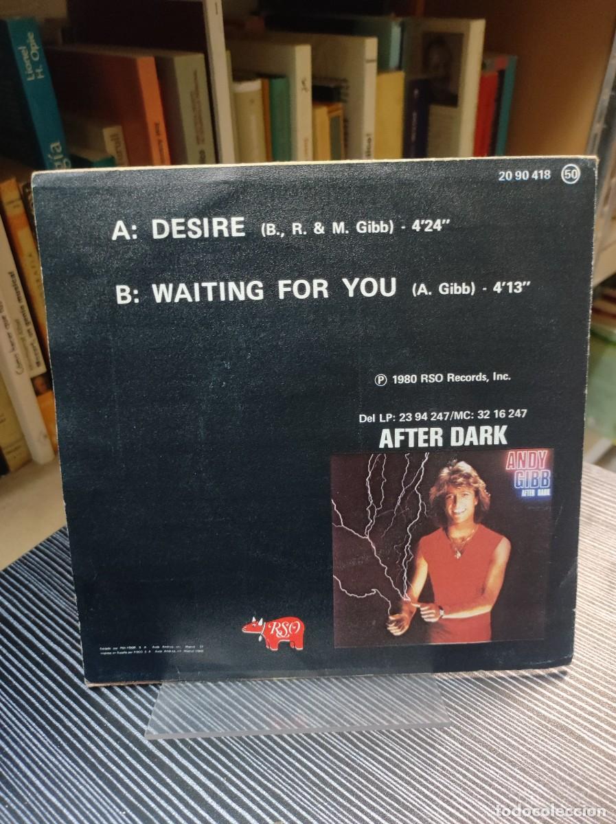 Discos de vinilo: Andy Gibb &ndash; Desire = Deseo - Foto 2