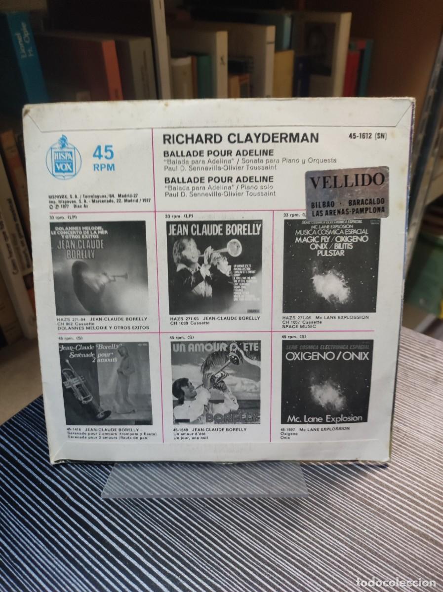 Discos de vinilo: Richard Clayderman &ndash; Ballade Pour Adeline - Foto 2