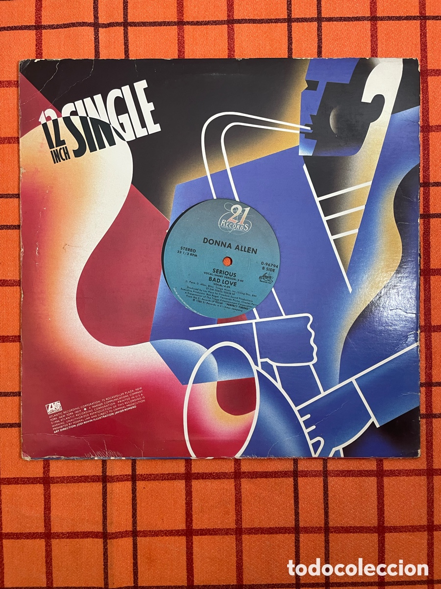 Discos de vinilo: Maxi Donna Allen Serious - Foto 2