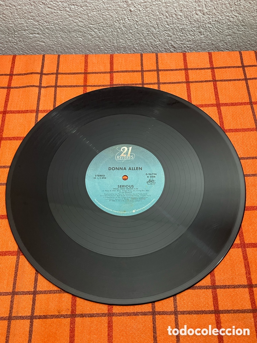 Discos de vinilo: Maxi Donna Allen Serious - Foto 3