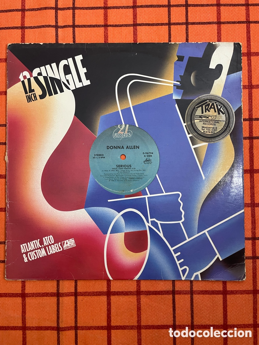 Discos de vinilo: Maxi Donna Allen Serious - Foto 1