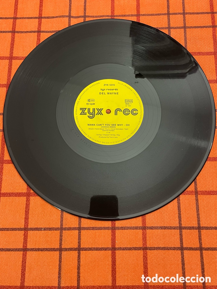 Discos de vinilo: Maxi Del Wayne Mama can&rsquo;t you see why - Oh - Foto 3