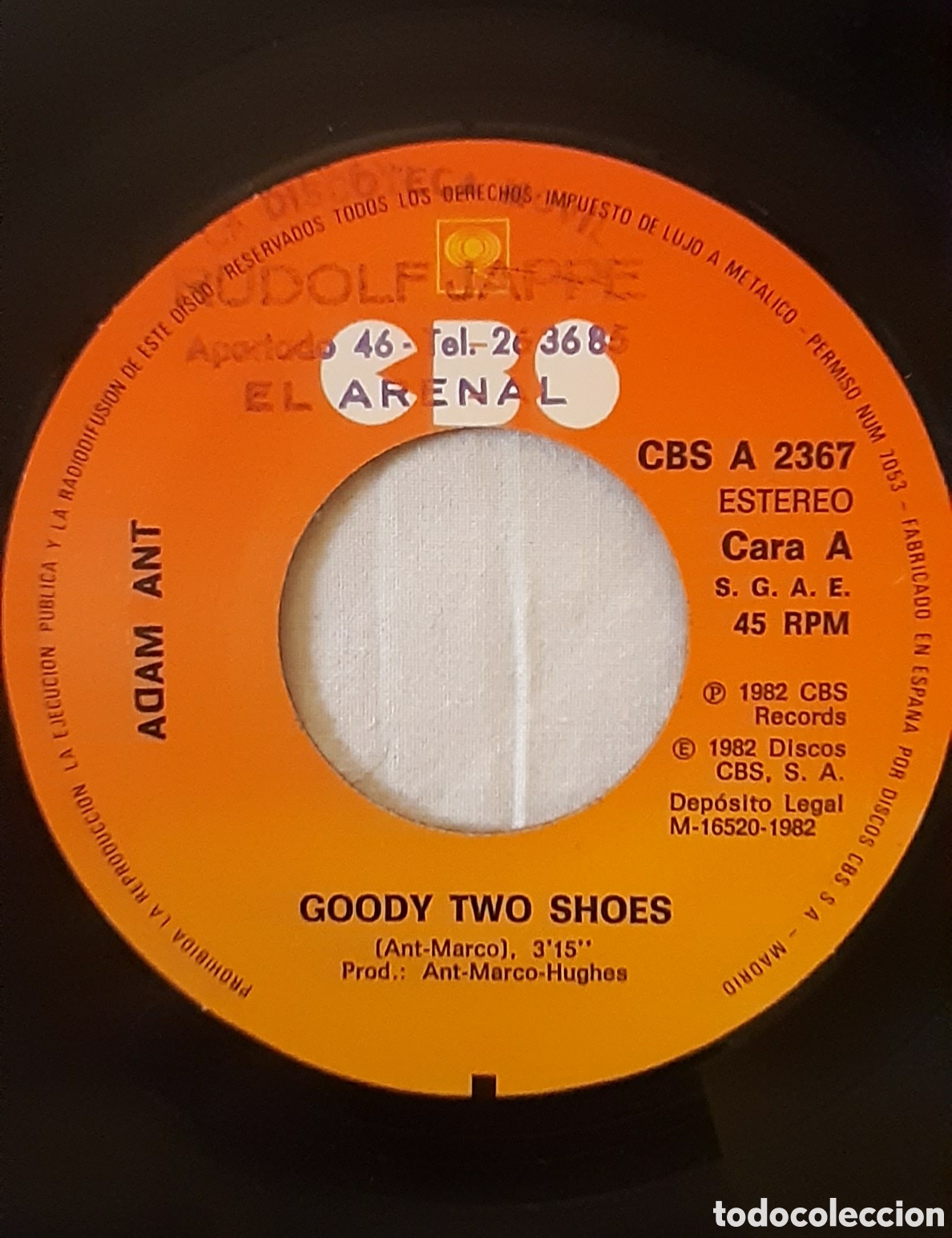 Discos de vinilo: Adam Ant - Goody Two Shoes - single - Foto 5