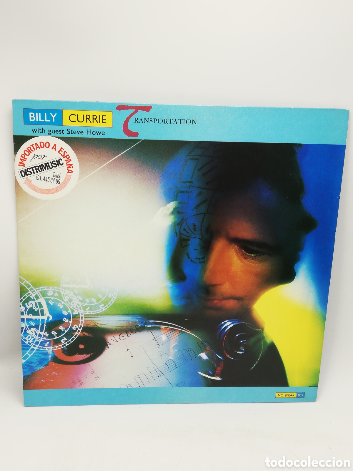 Discos de vinilo: Billy Currie feat Steve Howe. Transportation [ Illegal U. K. 1988 ]. LP. - Foto 1