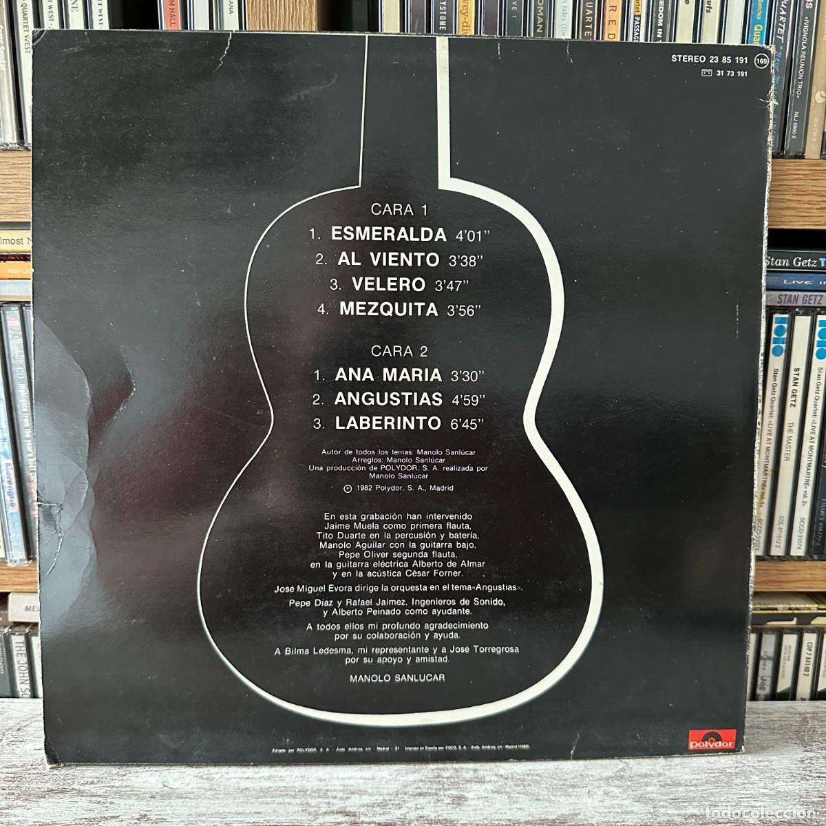 Discos de vinilo: Manolo Sanl&uacute;car - Al Viento (LP) - Foto 2
