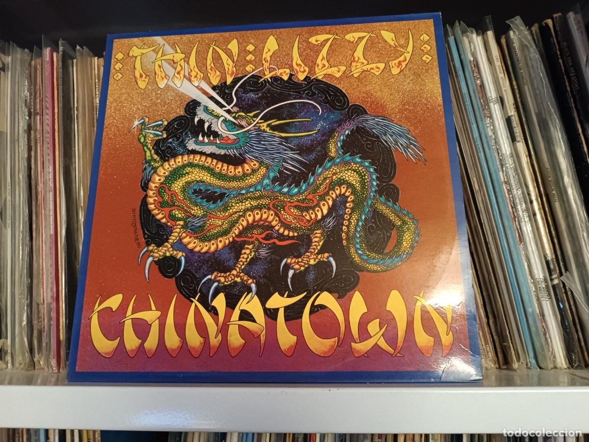 Discos de vinilo: Thin Lizzy &lrm;&ndash; Chinatown - lp Spain 1990 - Foto 1