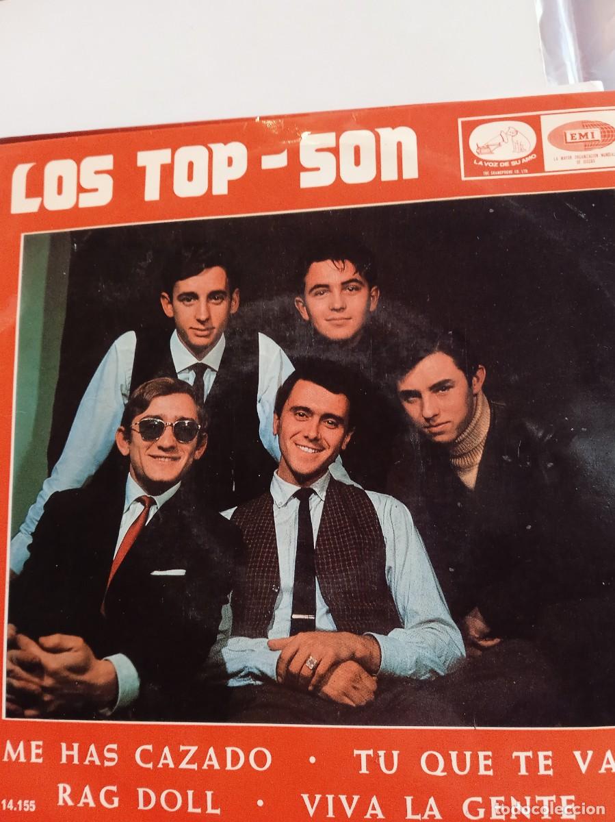 Discos de vinilo: LOS TOP-SON- ME HAS CAZADO. EP - Foto 1