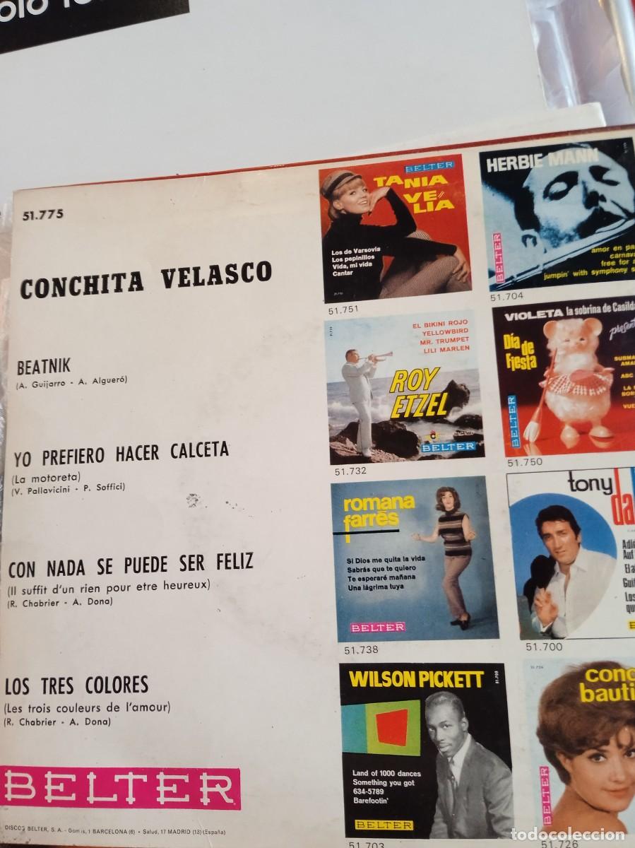 Discos de vinilo: CONCHITA VELASCO- BEATNIK. EP - Foto 2