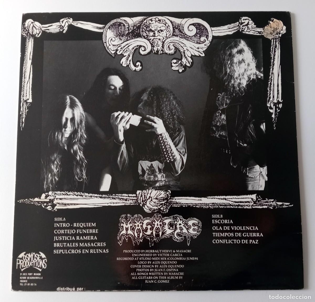 Discos de vinilo: LP MASACRE - REQVIEM (LEER DESCRIPCI&Oacute;N) - Foto 2