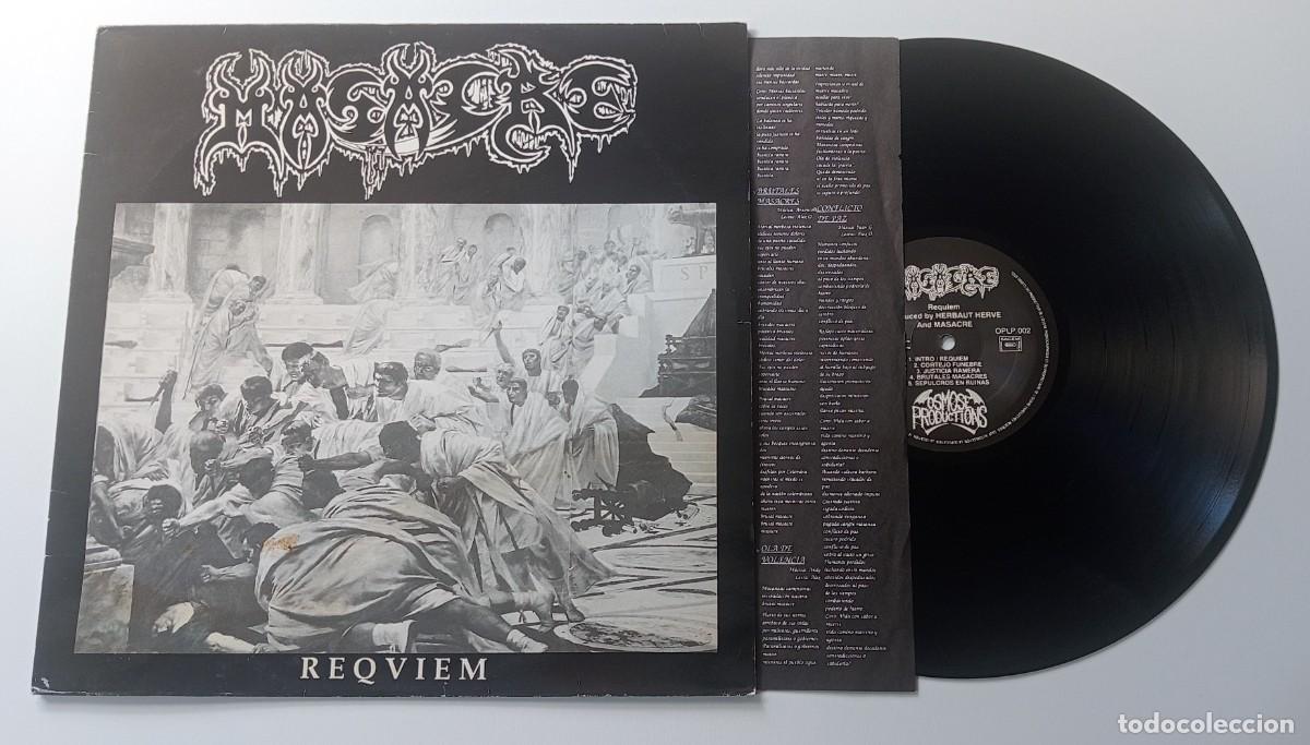 Discos de vinilo: LP MASACRE - REQVIEM (LEER DESCRIPCI&Oacute;N) - Foto 3