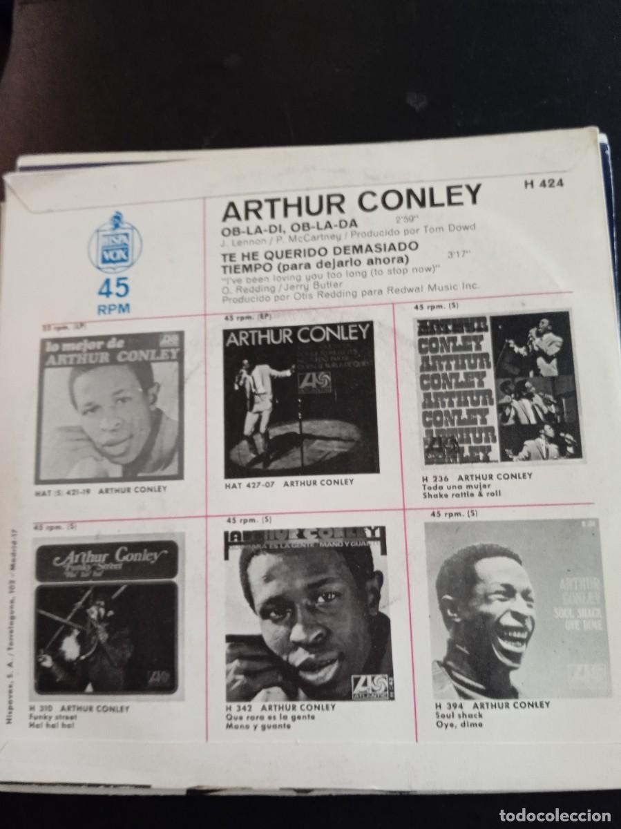Discos de vinilo: ARTHUR CONLEY- OB- LA- DI- OB- LA - DA. SINGLE - Foto 2