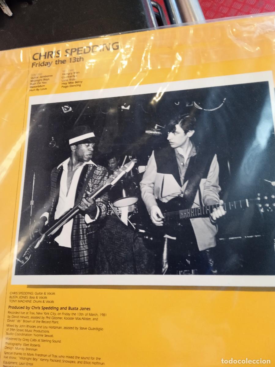 Discos de vinilo: CHRIS SPEDDING- FRIDAY THE 13TH. LP - Foto 2