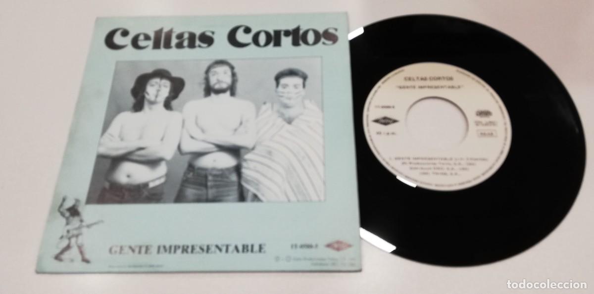Discos de vinilo: SCO91-Celtas Cortos - Gente Impresentable (7&rdquo;, Single) - Foto 2