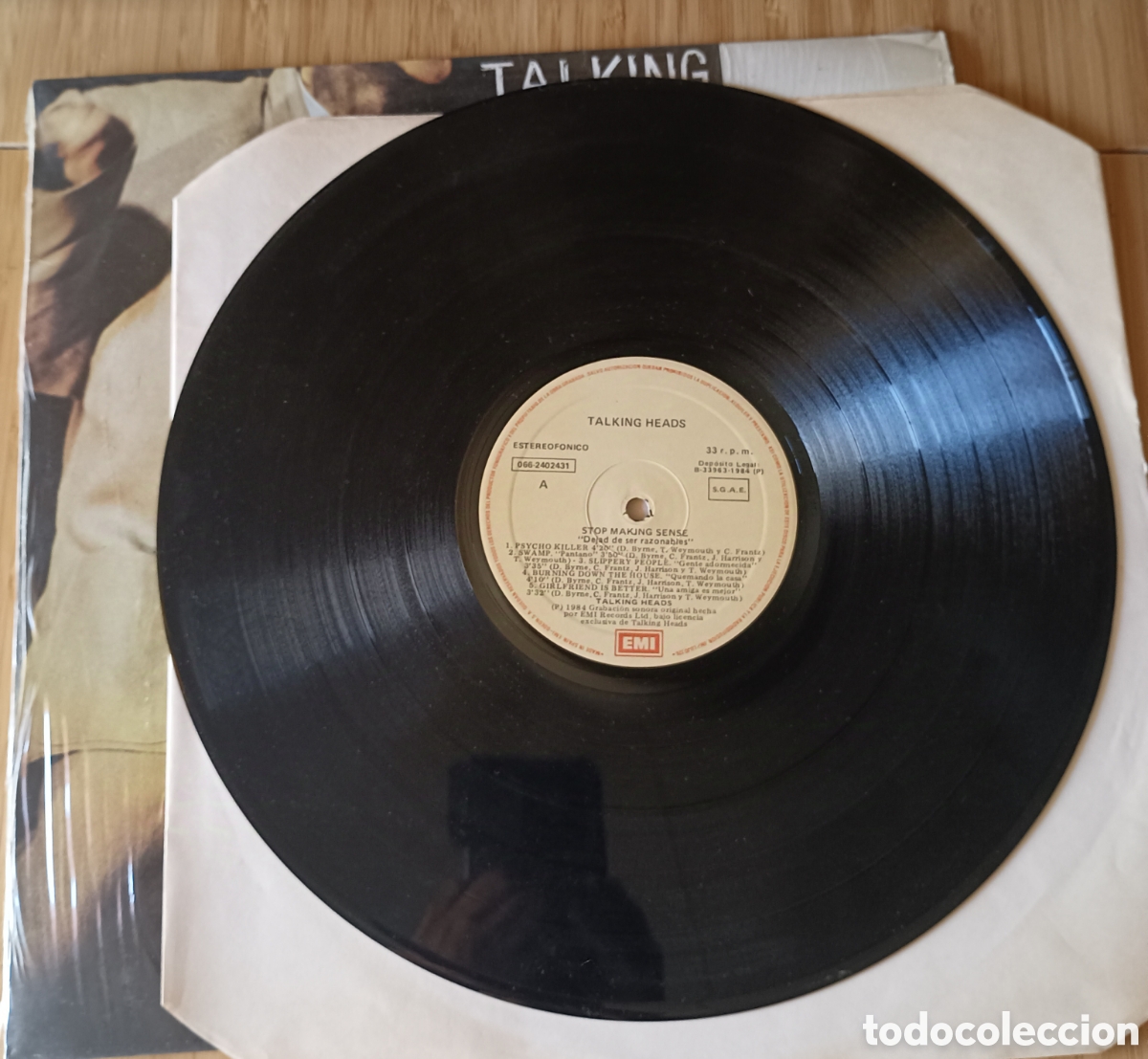 Discos de vinilo: LP Talking Heads. &rdquo;Stop Making Sense&rdquo; 1984 Primera Edici&oacute;n- Versi&oacute;n original - Foto 4