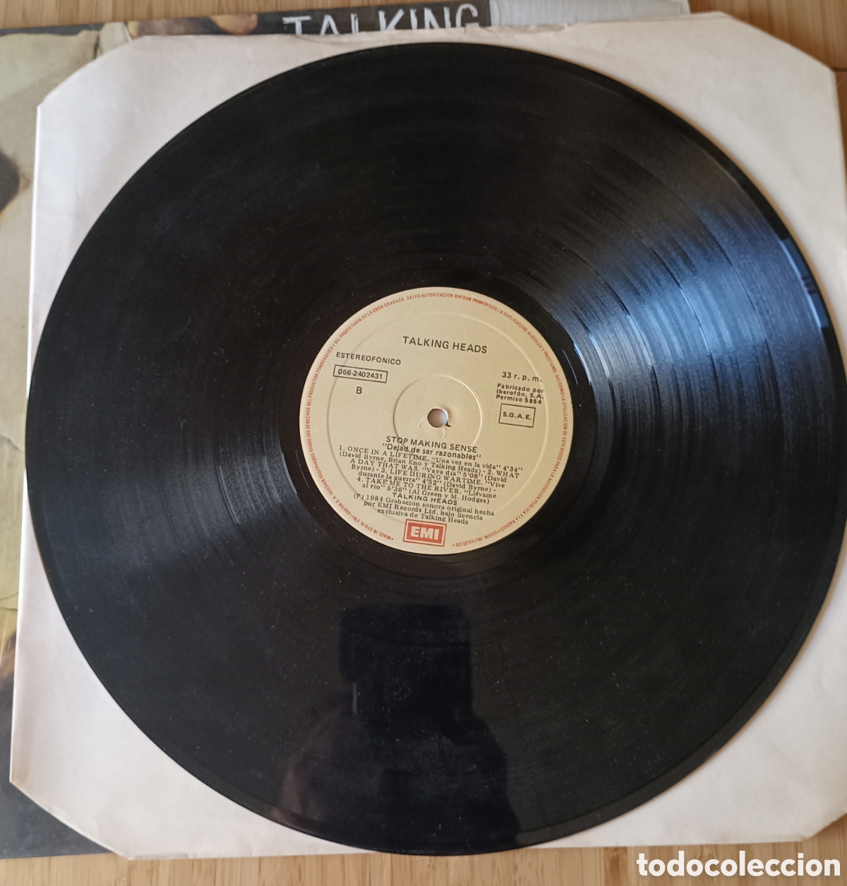 Discos de vinilo: LP Talking Heads. &rdquo;Stop Making Sense&rdquo; 1984 Primera Edici&oacute;n- Versi&oacute;n original - Foto 5