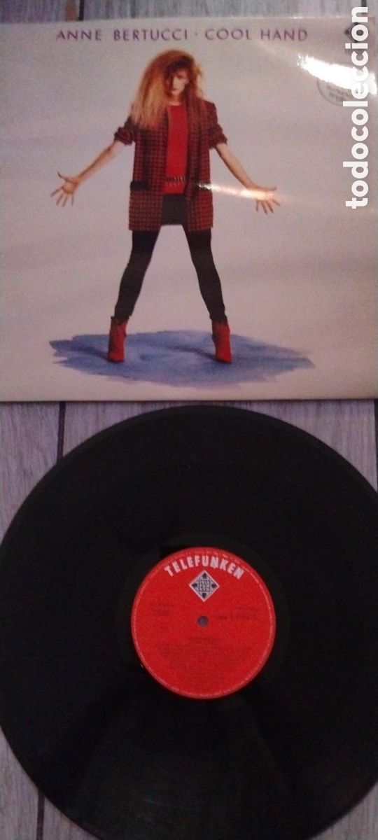 Discos de vinilo: ANNE BERTUCCI-COOL HAND-LP-TELEFUNKEN/SPAIN-IB - Foto 2