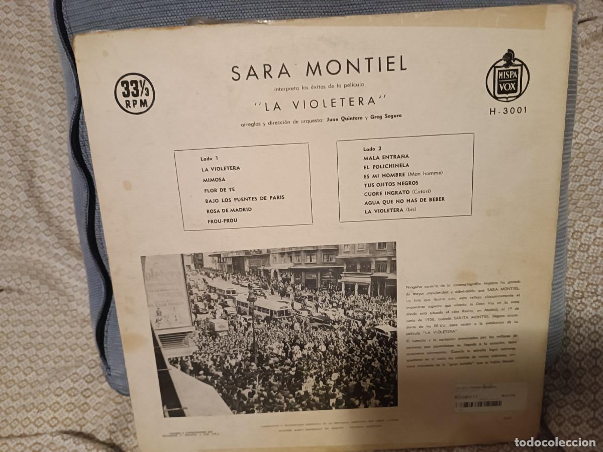 Discos de vinilo: Sara Montiel La Violetera.... - Foto 2