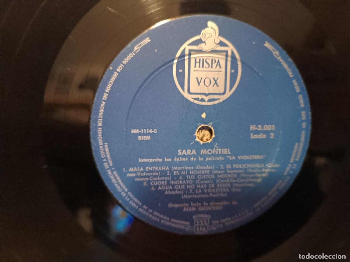 Discos de vinilo: Sara Montiel La Violetera.... - Foto 3