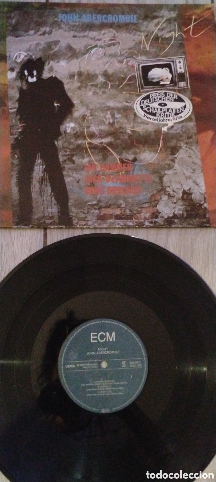 Discos de vinilo: JOHN ABERCROMBIE-NiGHT-LP-EMC/GERMANY-IB - Foto 2
