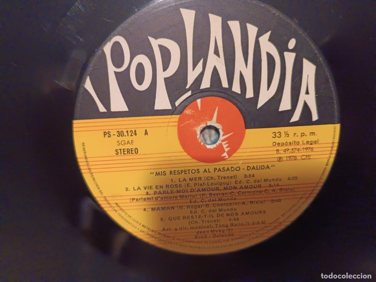 Discos de vinilo: Dalida Coup&eacute; de Chapeau au Passe - Foto 3