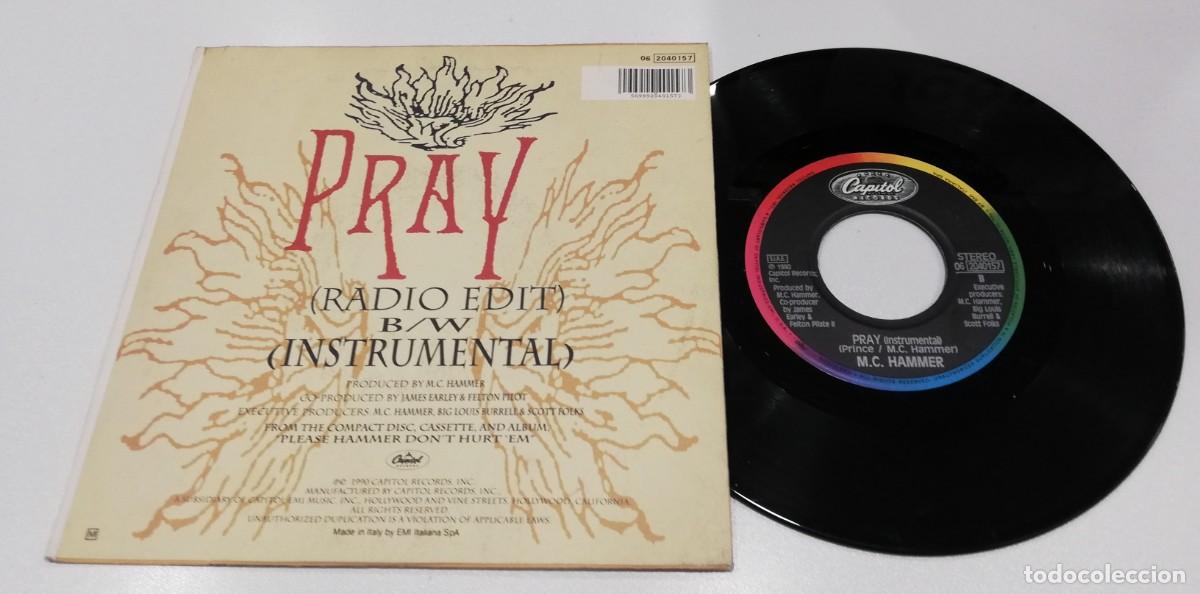 Discos de vinilo: SCO91-MC Hammer - Pray (7&rdquo;, Single) - Foto 2