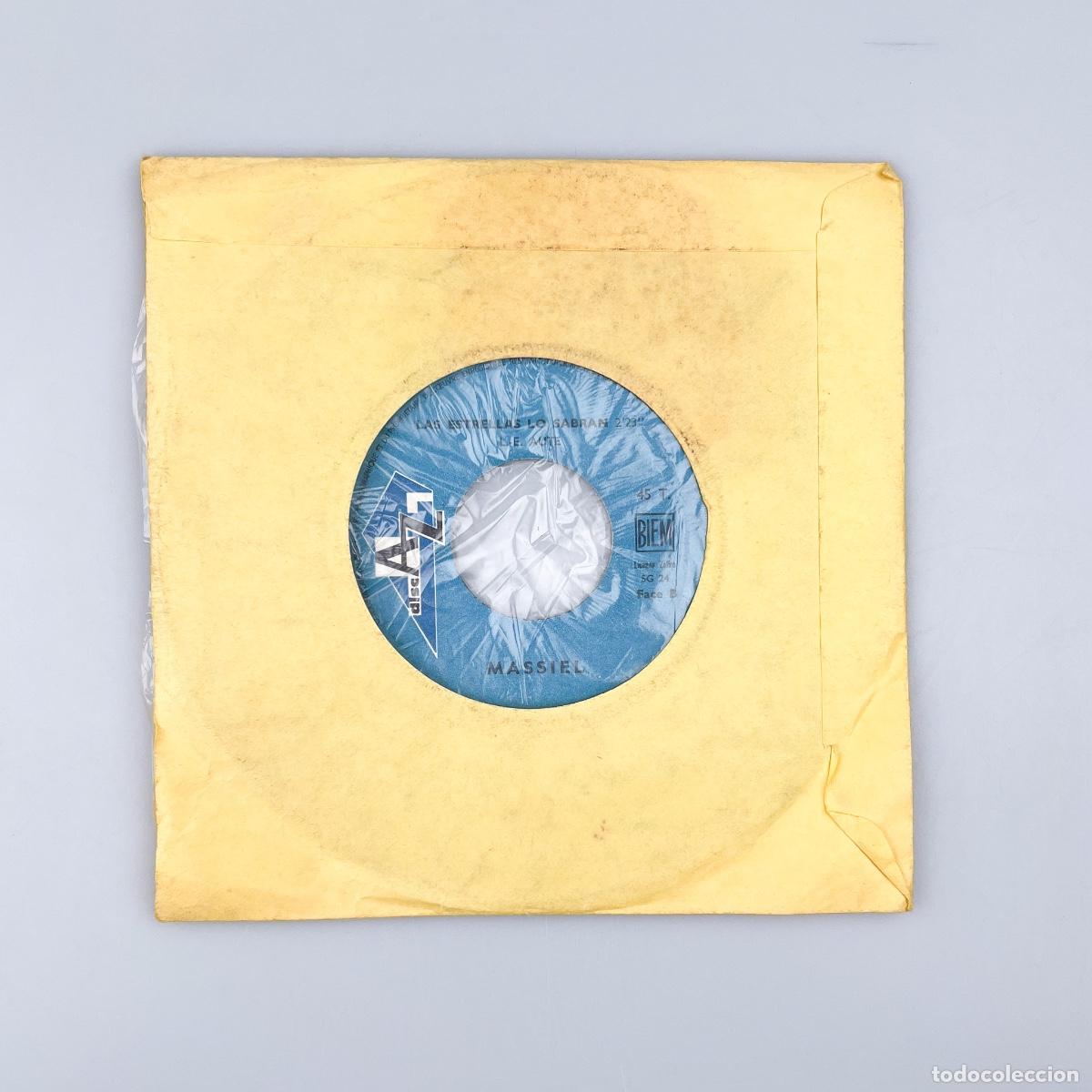 Discos de vinilo: SINGLE. Massiel. La, La, La / Las Estrellas Lo Sabran (VG/GENERIC) - Foto 2