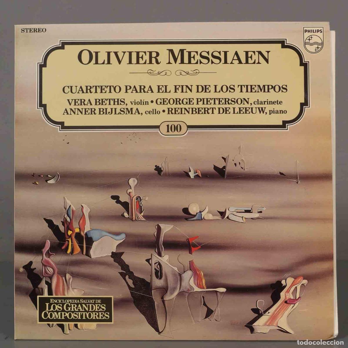 Dischi in vinile: LP. Olivier Messiaen &ndash; Cuarteto Para El Fin De Los Tiempos. SALVAT.