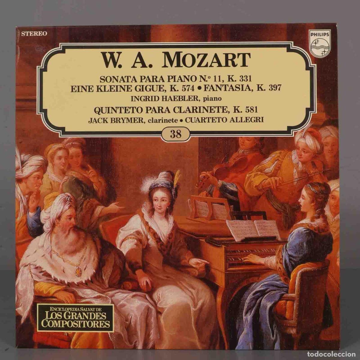 Dischi in vinile: LP. SONATA PARA PIANO No 11, K. 331 EINE KLEINE GIGUE, K. 574 &bull; FANTASIA, K. 397 MOZART ALLEGRI